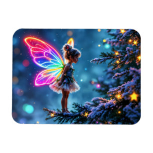 Shining little Christmas fairy lights fantasy Magnet