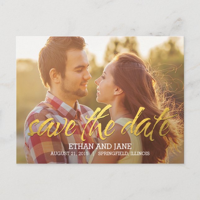 Shining Moment Save The Date Postcard (Front)