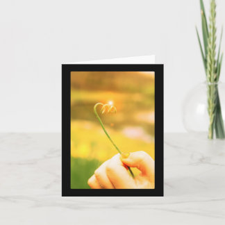 Shining Onion Curl Stem Card