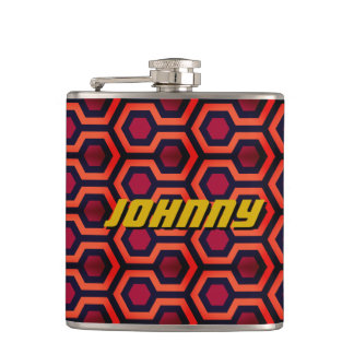 Shining Red Johnny Hip Flask