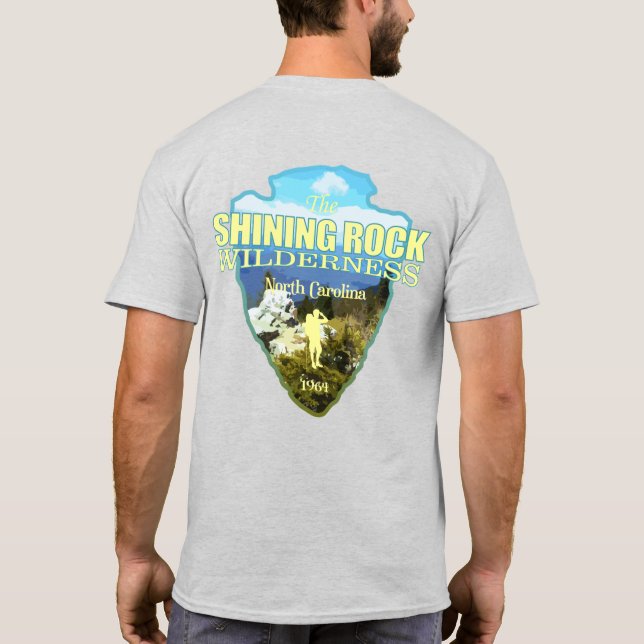 Shining Rock WA (arrowhead) T-Shirt (Back)