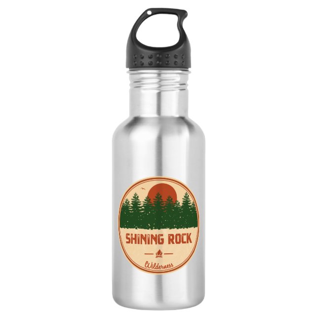 Shining Rock Wilderness North Carolina 532 Ml Water Bottle (Front)