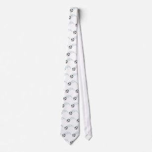 Shining Soccer Ball Star Tie