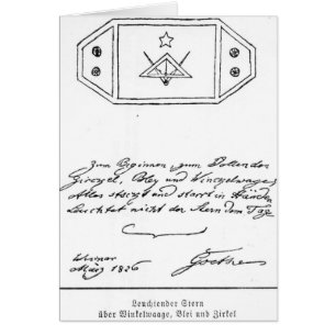 Shining star over square and Compass and lead