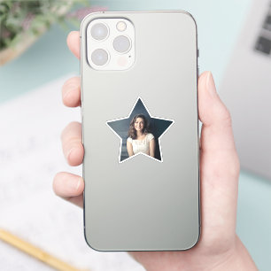 Shining Star with Photo Custom Cut