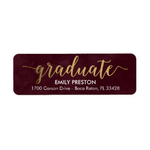 Shining Strong Editable Colour Graduation Label