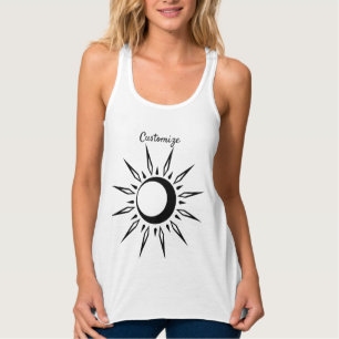 Shining Sun Crescent Moon Thunder_Cove Tank Top