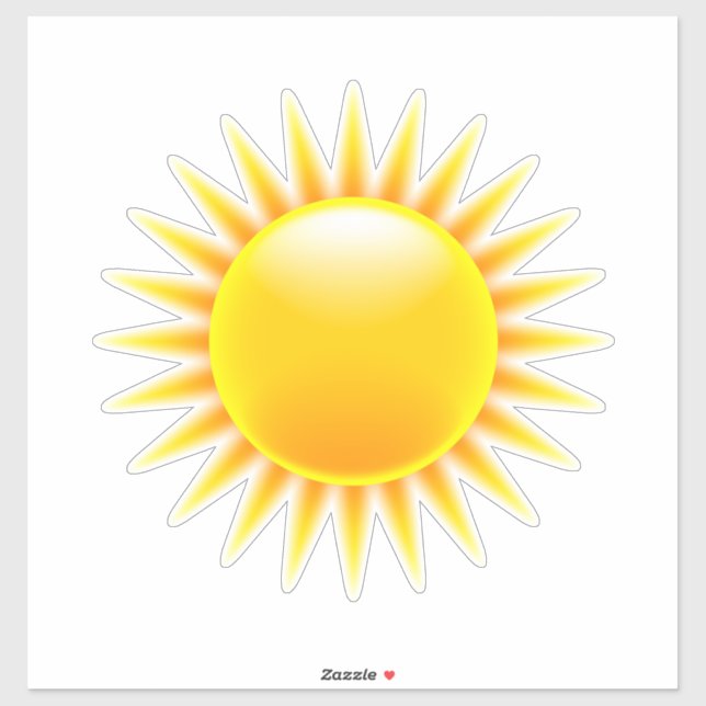 Shining sun yellow orange (Sheet)