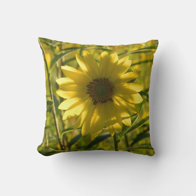 Shining Sunflower Pillow (Front)
