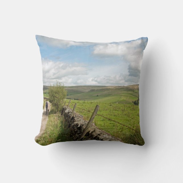Shining Tor and Cats Tor Postcard Cushion (Front)