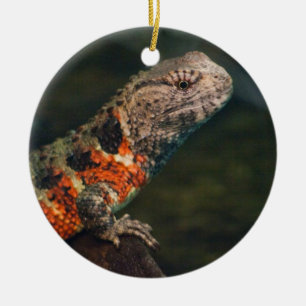 Shinisaurus crocodilurus ceramic tree decoration