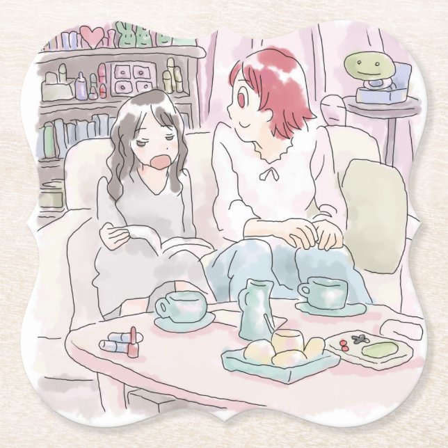 Shinjiji Sammu Paper Coaster (Front)