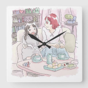 Shinjiji Sammu Square Wall Clock