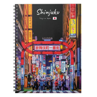Shinjuku, Japan - Kabukicho Neon Street Notebook