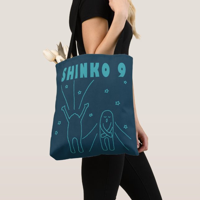 "Shinko 9" Deep Breathing Tote Bag (Close Up)