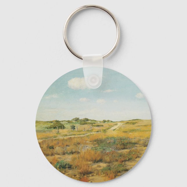 Shinnecock Hills by William Merritt Chase Key Ring (Front)