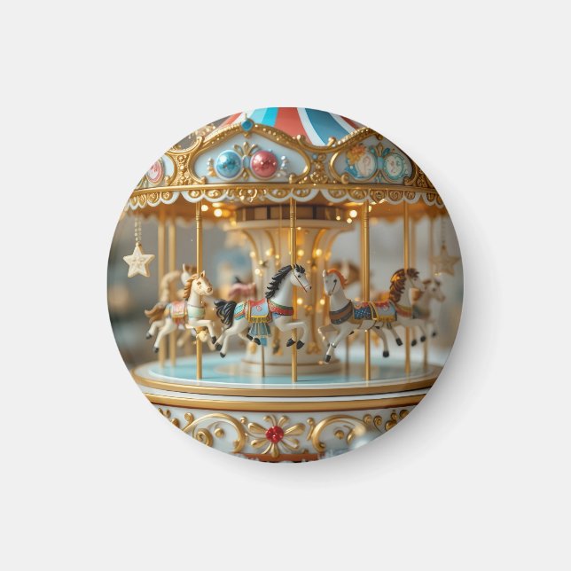 shinning carousel magnet (Front)