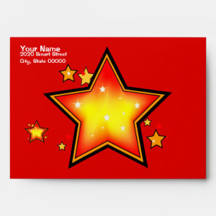 Shinning Star Award Greeting Envelope