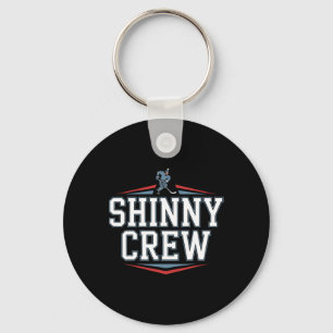 Shinny Crew Play Pond Hockey Key Ring