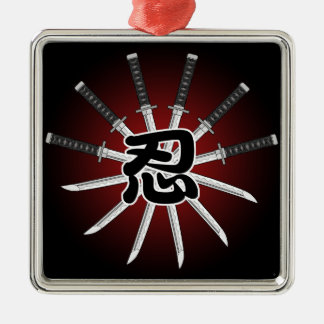 Shinobi Metal Tree Decoration
