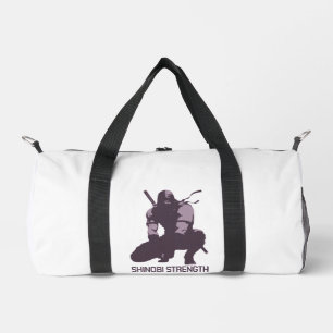 Shinobi Strength Anime Gym Shirt – Ninja Workout Duffle Bag