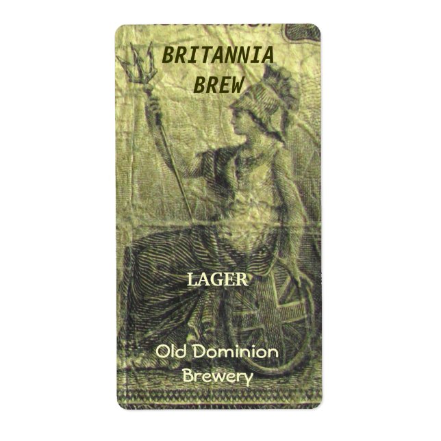 Shinplaster ~ Beer bottle Label (Front)