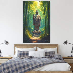 Shinrin no Hotoke (Buddha of the Forest) Canvas Print