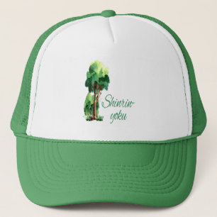 Shinrin Yoku Forest Bathing Japanese Trucker Hat