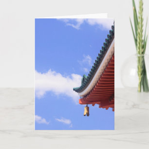Shinto Shrine Roof Card