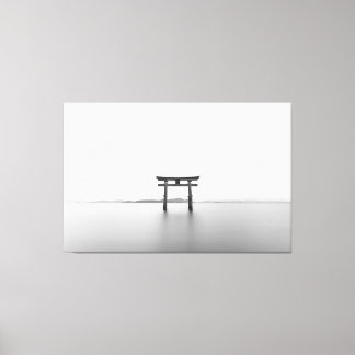 shinto tori wrapped canvas