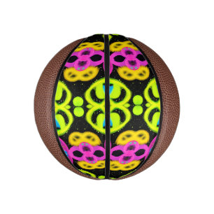 shiny Abstract art Mini Basketball