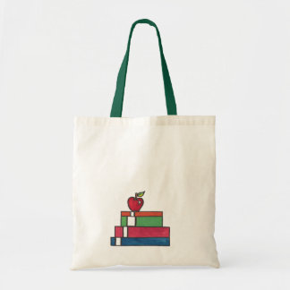 Shiny Apple, book tote bag