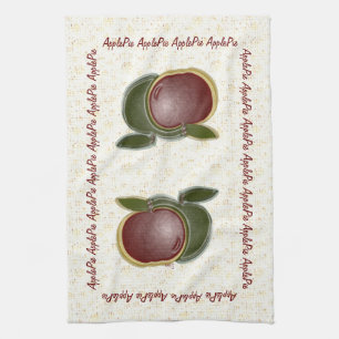 Shiny Apples (speckled) Tea Towel