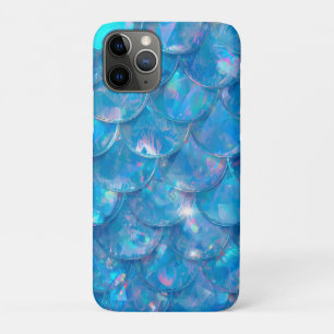 Shiny Blue Mermaid Print Case-Mate iPhone Case