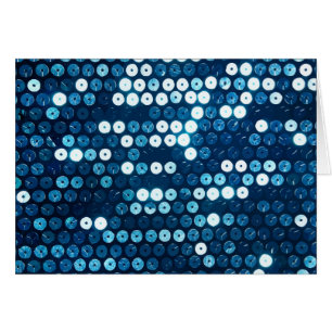 shiny blue sequins