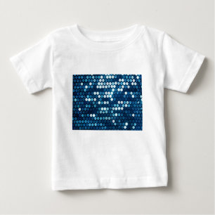 shiny blue sequins baby T-Shirt