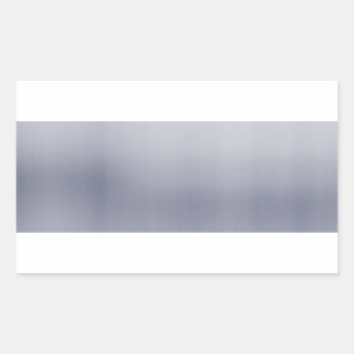 Shiny Brushed Aluminium Textured Rectangular Sticker
