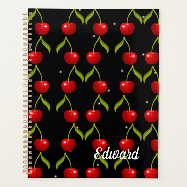 Shiny Cherries Pattern Planner (Front)