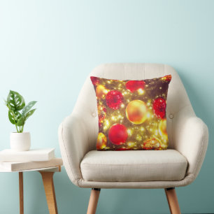 Shiny Christmas Ball Cluster Delight Cushion