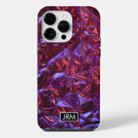 Shiny Crumpled Foil Iridescent Wrap Custom Bronze