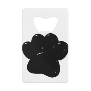 Shiny Dog Paw Print Drawing