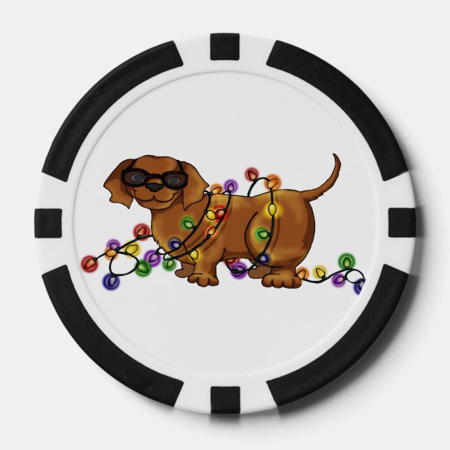 Shiny Dog Poker Chips (Front)