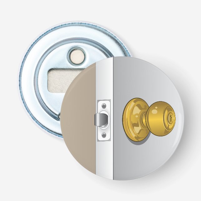 Shiny Doorknob Bottle Opener (Front)