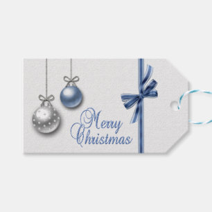 Shiny Elegant Christmas Balls Gift Tags