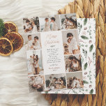Shiny Evergreen Memories | 10 Photo Christmas<br><div class="desc">Add some shine to your Christmas cards with real gold, silver, or rose gold foil! This classic and timeless metallic style is sure to add another level to your cards. An elegant and timeless Christmas Holiday foil card. This design showcases a collage of 10 handpicked photos, a combination of six...</div>