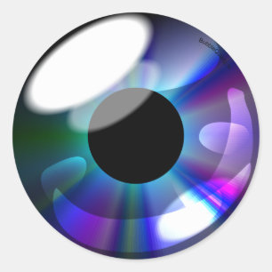 Shiny eye stickers