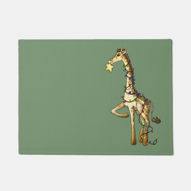 Shiny Giraffe Doormat (Front)