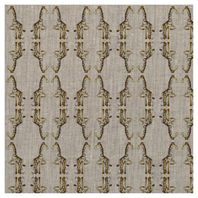 Shiny Giraffe Fabric (Swatch)