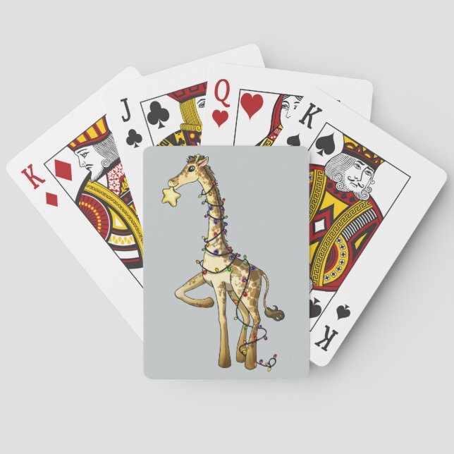 Shiny Giraffe Playing Cards (Back)