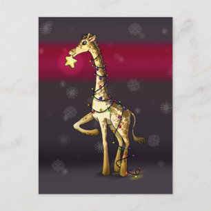 Shiny Giraffe Postcard